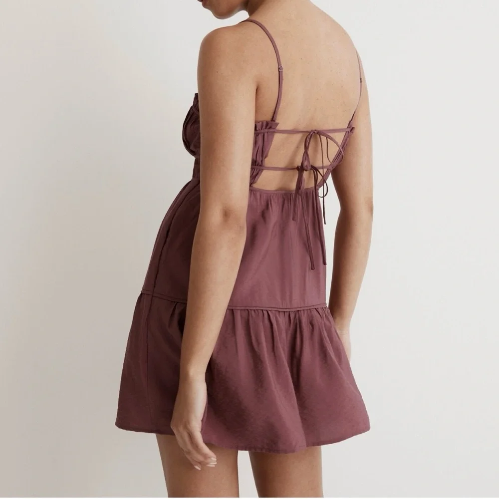 Madewell Sophia Cami Tiered Mini Dress
